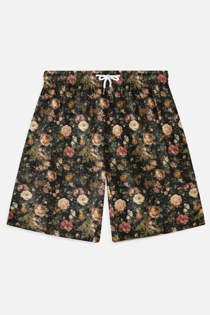 Serenede Midnight Garden Bloom Shorts (1)