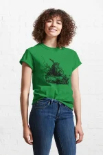 Serenede Singing Toad Theme Classic T Shirt Green (5)