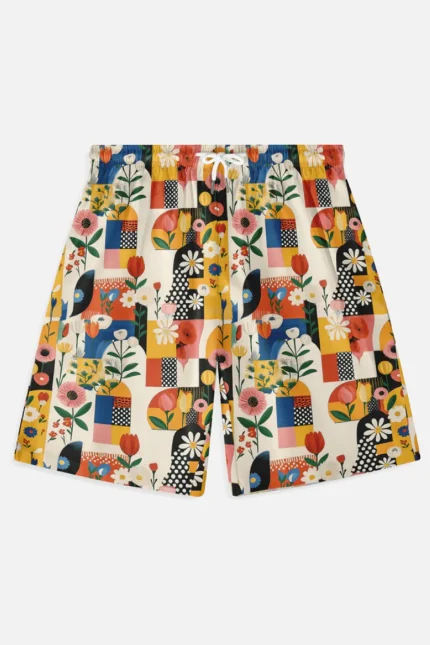 Serenede Vibrant Garden Shorts (1)