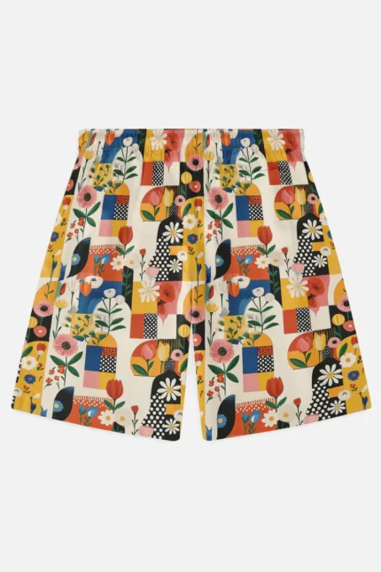 Serenede Vibrant Garden Shorts (2)