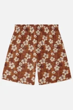 Serenede Vintage Copper Floral Shorts (2)